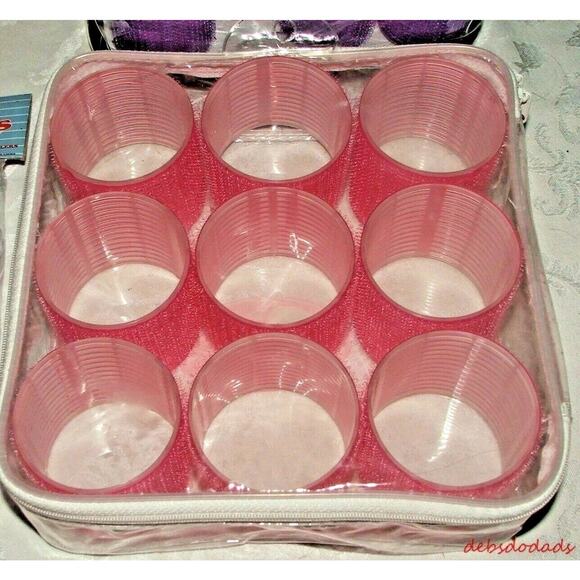 Vtg Grip N Curl Hair Rollers Curlers Different Sizes Some in Packages Lot of 30 - Picture 3 of 5